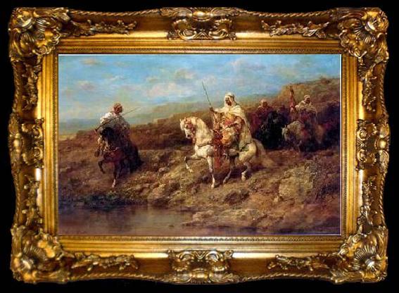 framed  unknow artist Arab or Arabic people and life. Orientalism oil paintings 191, ta009-2